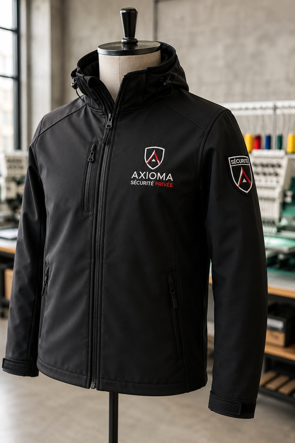 Softshell brodé pour client corporate